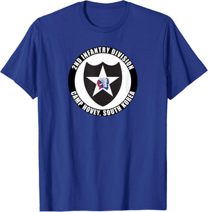 2nd Infantry Division Camp Hovey Korea Emblem Veteran Gift T-Shirt - T-Shirt | Royal