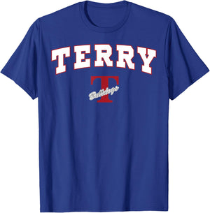 Terry High School Bulldogs T-Shirt - T-Shirt | Royal