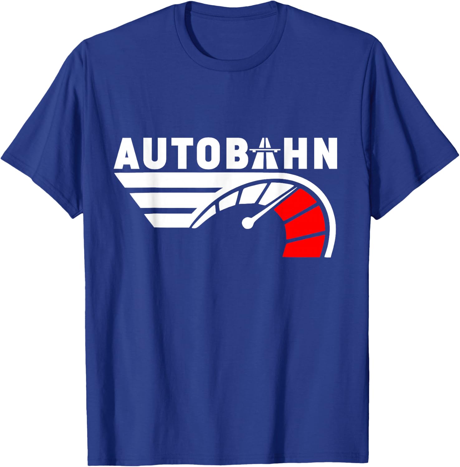 German Autobahn Highway No Speed Limit Racing T-Shirt - T-Shirt | Royal
