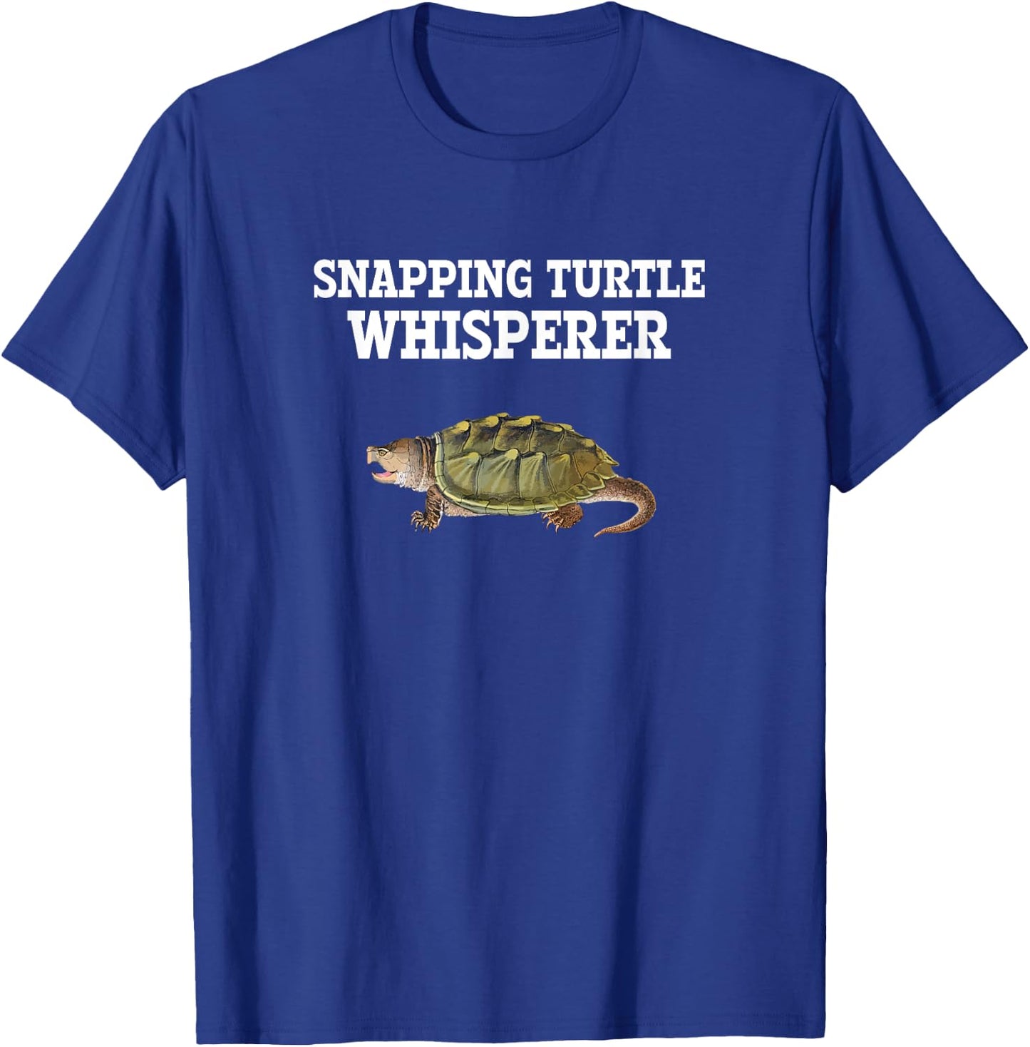 Snapping Turtle Whisperer, Snapping Turtle T-Shirt - T-Shirt | Royal