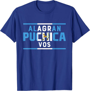 Ala Gran Puchica Vos Guatemala Pride Flag Saying Camiseta T-Shirt - T-Shirt | Royal