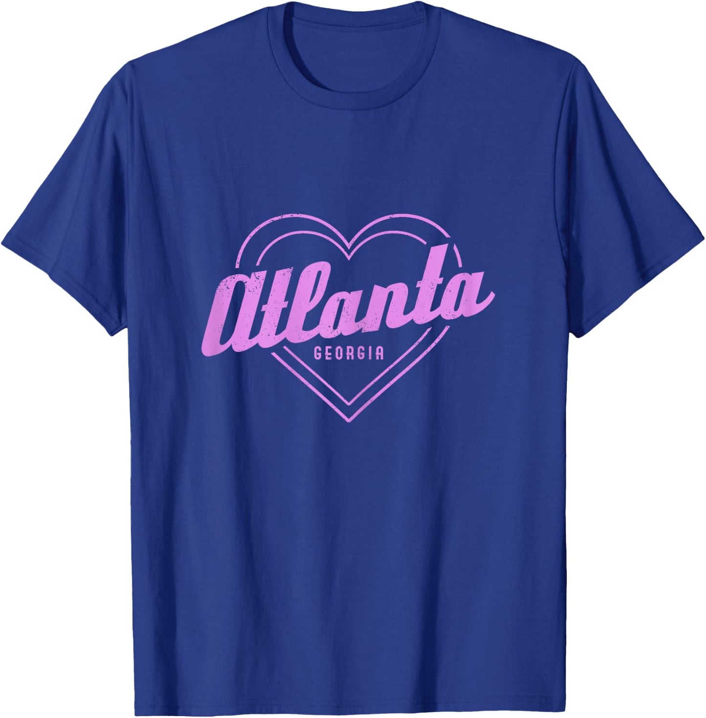 Atlanta Georgia Heart Pride ATL Girls T-Shirt - T-Shirt | Royal