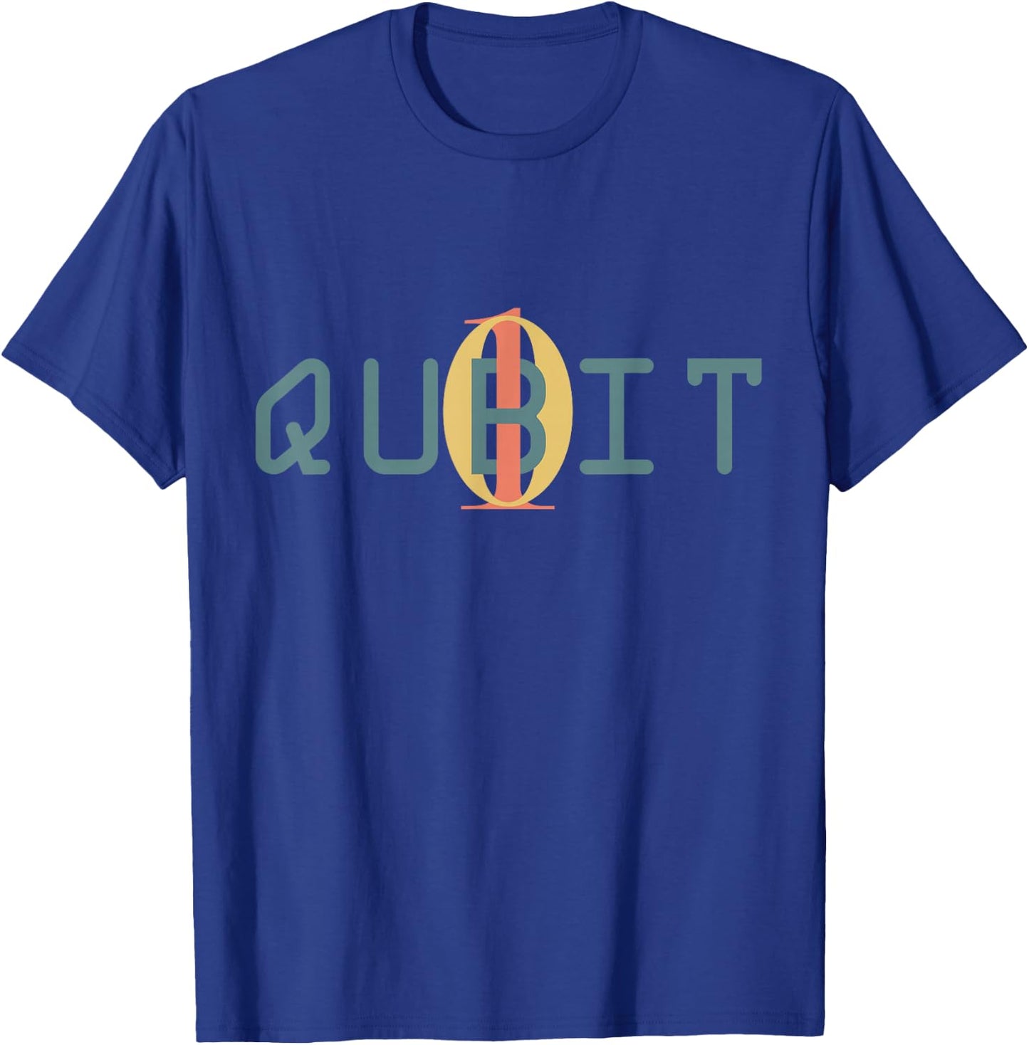 Qubit Quantum Entanglement Gift - Quantum Computer Physics T-Shirt - T-Shirt | Royal