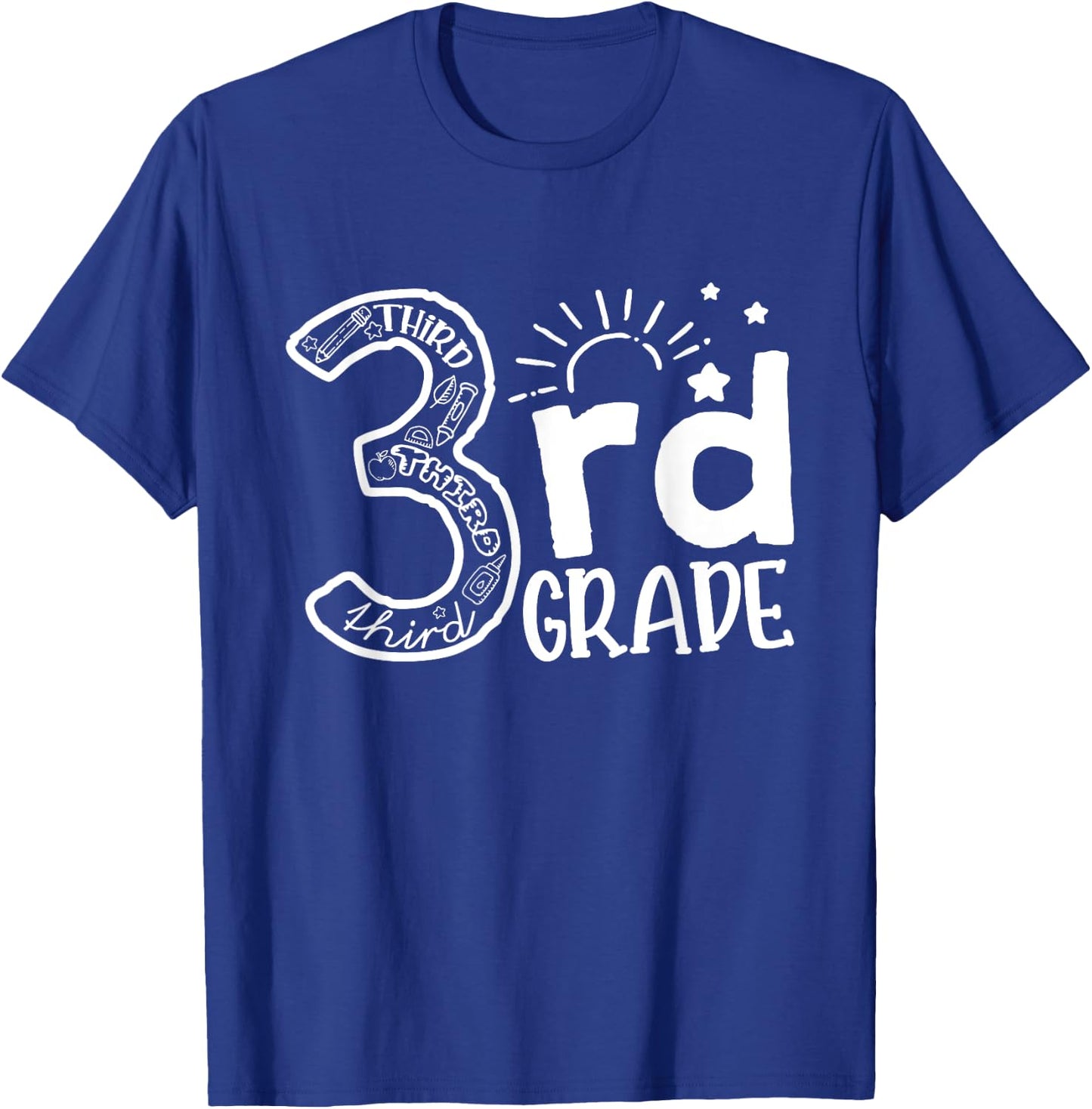 Going To 3rd Grade Teacher Squad and Third Grade Boys Girls T-Shirt - T-Shirt | Royal