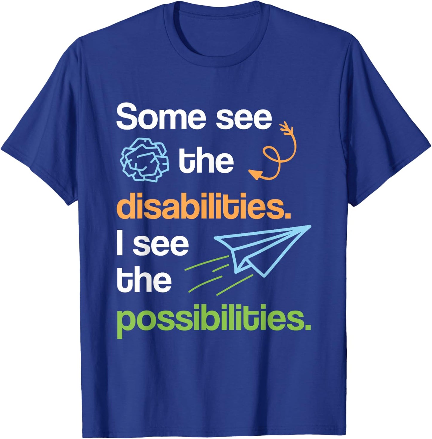 Special Ed Teacher Shirt Paraprofessional Gift Men Women T-Shirt - T-Shirt | Royal