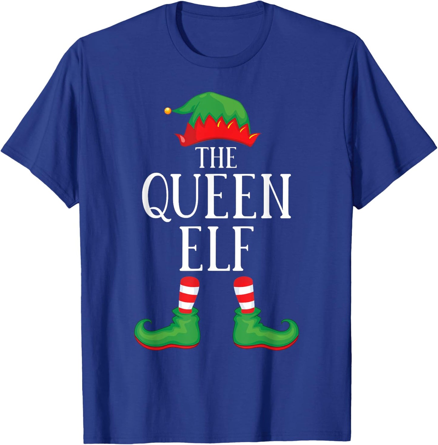 Queen Elf Matching Group Xmas Funny Family Christmas T-Shirt - T-Shirt | Royal