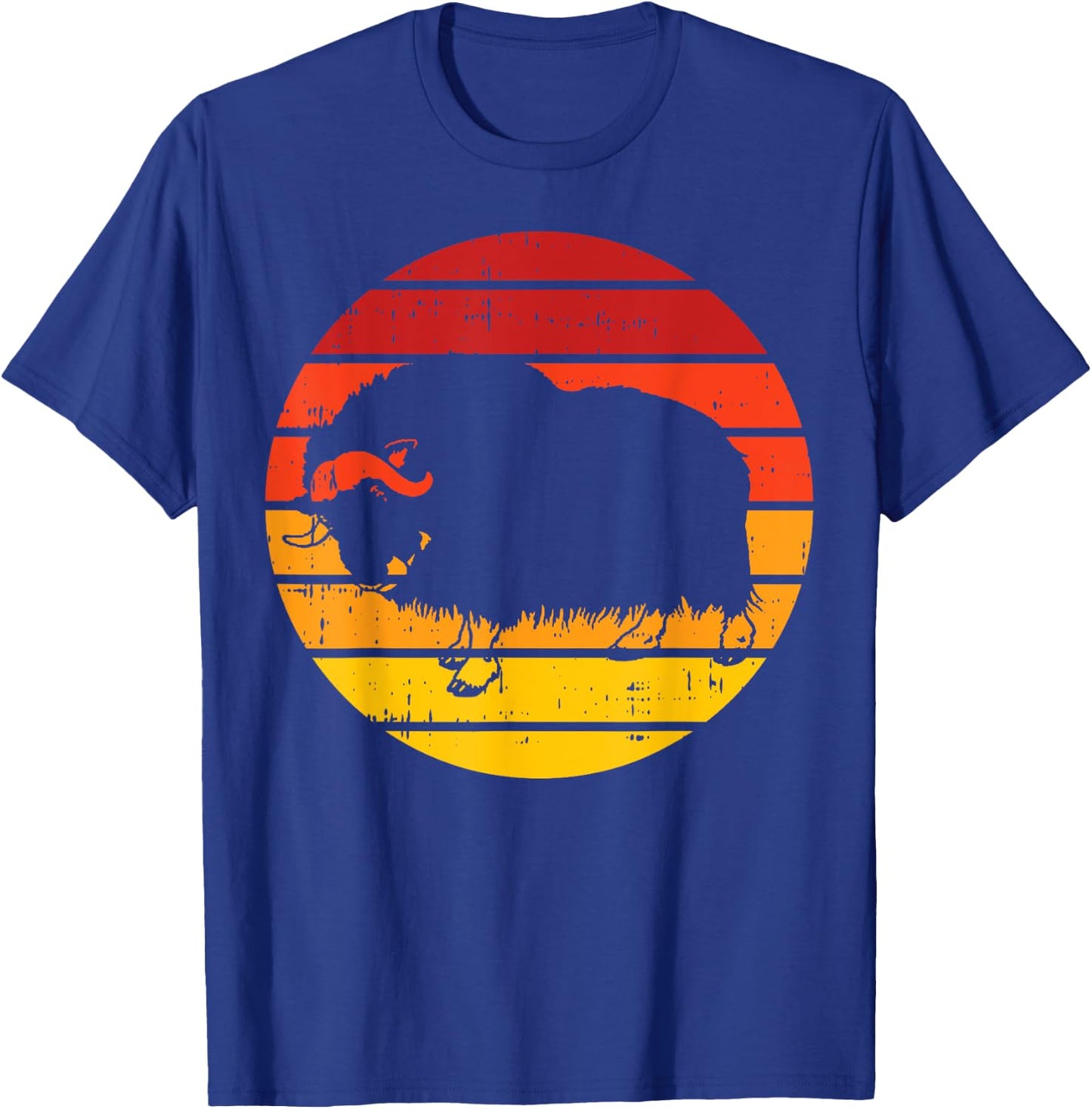 Retro Musk Ox T-Shirt - T-Shirt | Royal
