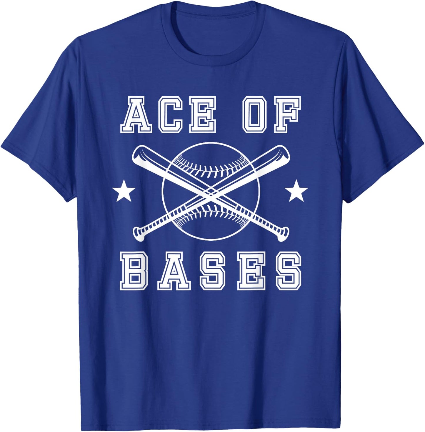 Ace Of Bases - Funny Beer League Baseball Or Softball Team T-Shirt - T-Shirt | Royal