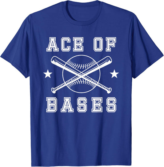 Ace Of Bases - Funny Beer League Baseball Or Softball Team T-Shirt - T-Shirt | Royal