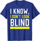 Braille Blind Awareness Visually Impaired Disability T-Shirt - T-Shirt | Royal