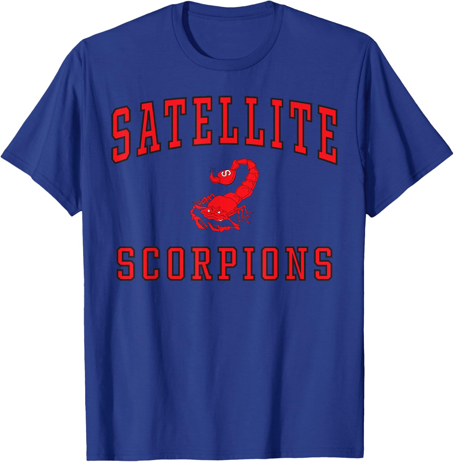 Satellite High School Scorpions C1 T-Shirt - T-Shirt | Royal