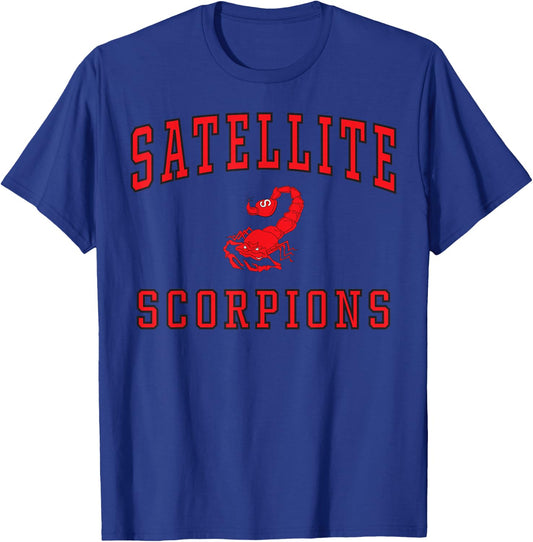 Satellite High School Scorpions C1 T-Shirt - T-Shirt | Royal