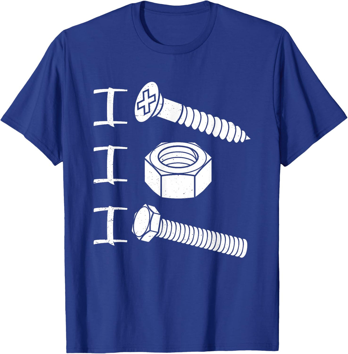 I Screw I Nut I Bolt Proud Car Auto Mechanic Humor T-Shirt - T-Shirt | Royal