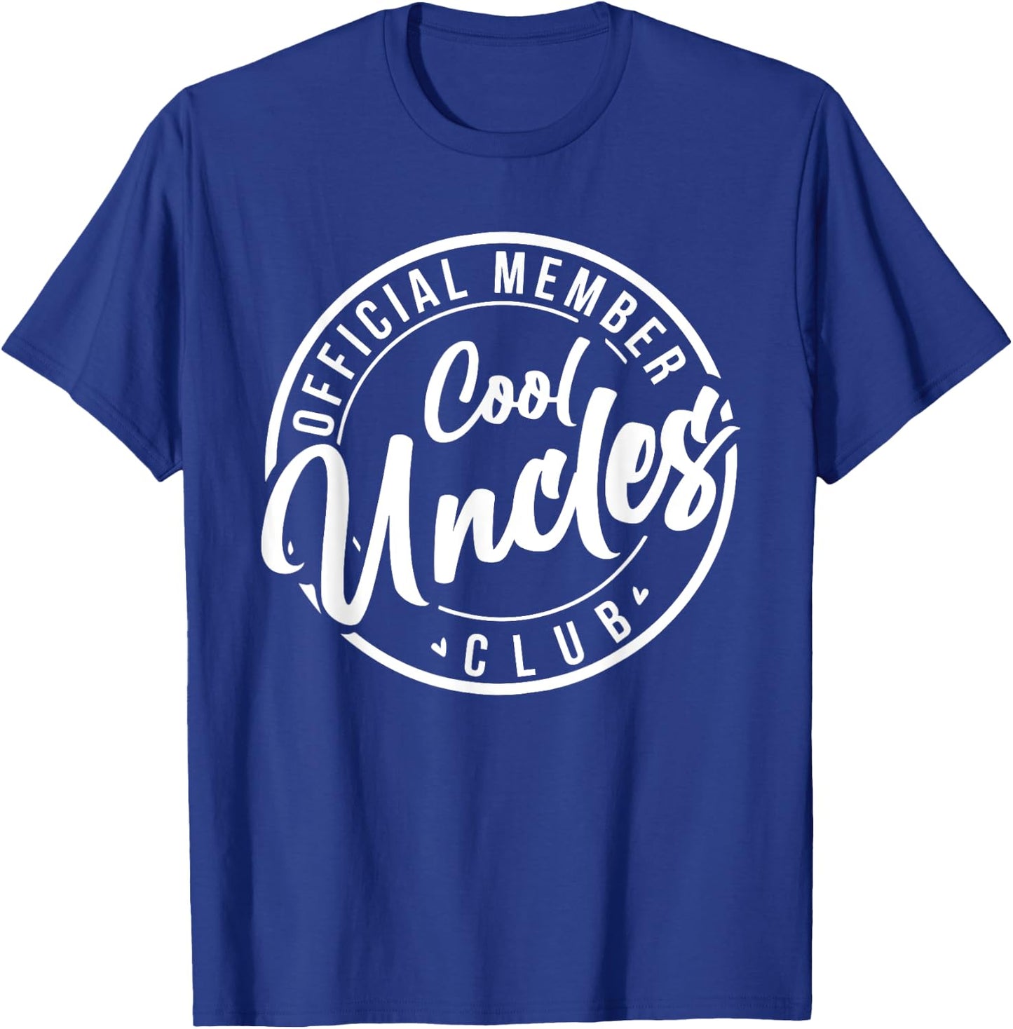 Official member Cool Uncles Club vintage fathers day T-Shirt - T-Shirt | Royal