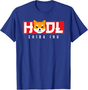 Hodl Shiba Inu Shib Token Shib Army Meme Coin Crypto Hodler T-Shirt - T-Shirt | Royal