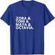 Zora & Toni & Maya & Octavia Great Writers T-Shirt - T-Shirt | Royal