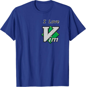 I love Vim T-Shirt - T-Shirt | Royal
