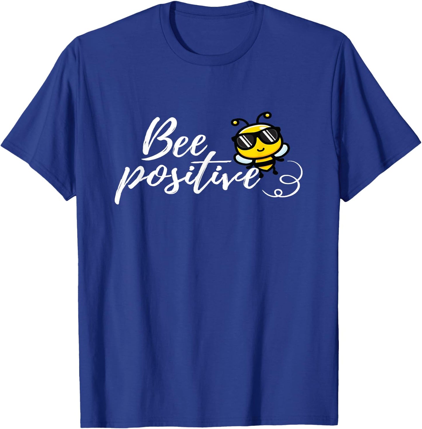 Bee positive kind bumblebee Graphic T-Shirt - T-Shirt | Royal