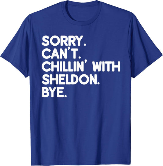 SHELDON First Name Funny Personalized Named Friend Of T-Shirt - T-Shirt | Royal