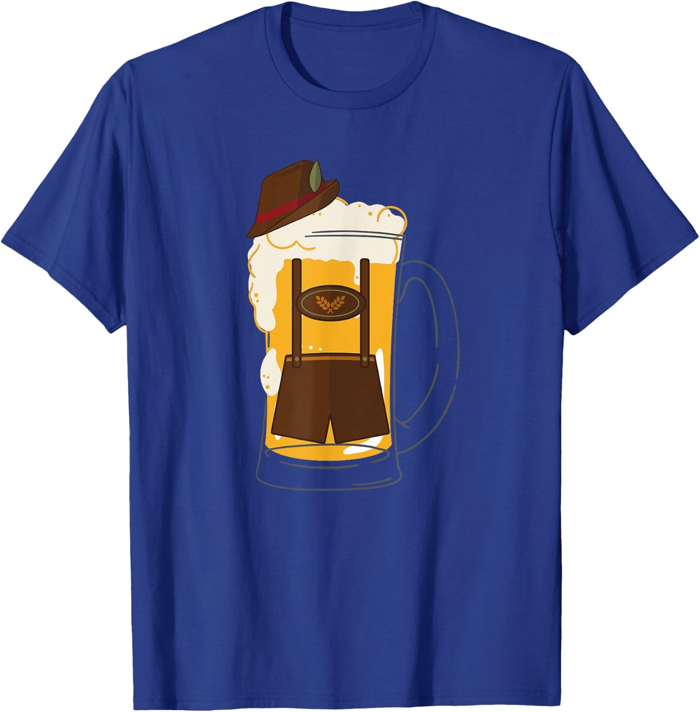 German Beer Bier Stein Funny Beer Fall Festival Beer Drinker T-Shirt - T-Shirt | Royal