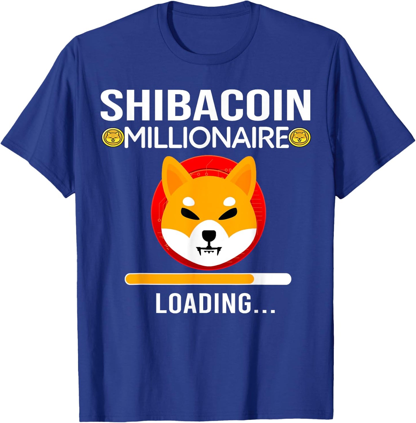 Shiba Inu Coin Crypto Token Cryptocurrency Wallet Shiba Army T-Shirt - T-Shirt | Royal