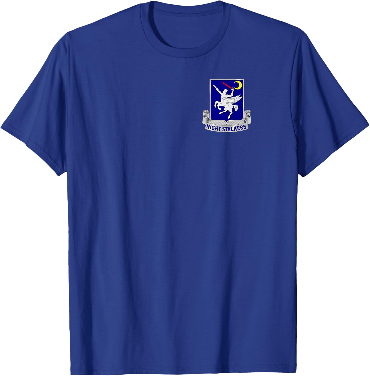 160th SOAR - USASOAC - Nightstalkers DUI T-Shirt - T-Shirt | Royal