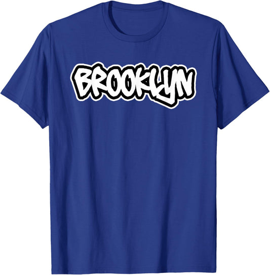 Brooklyn New York Graffiti 80s 90s Hip Hop T-Shirt - T-Shirt | Royal