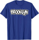 Brooklyn New York Graffiti 80s 90s Hip Hop T-Shirt - T-Shirt | Royal