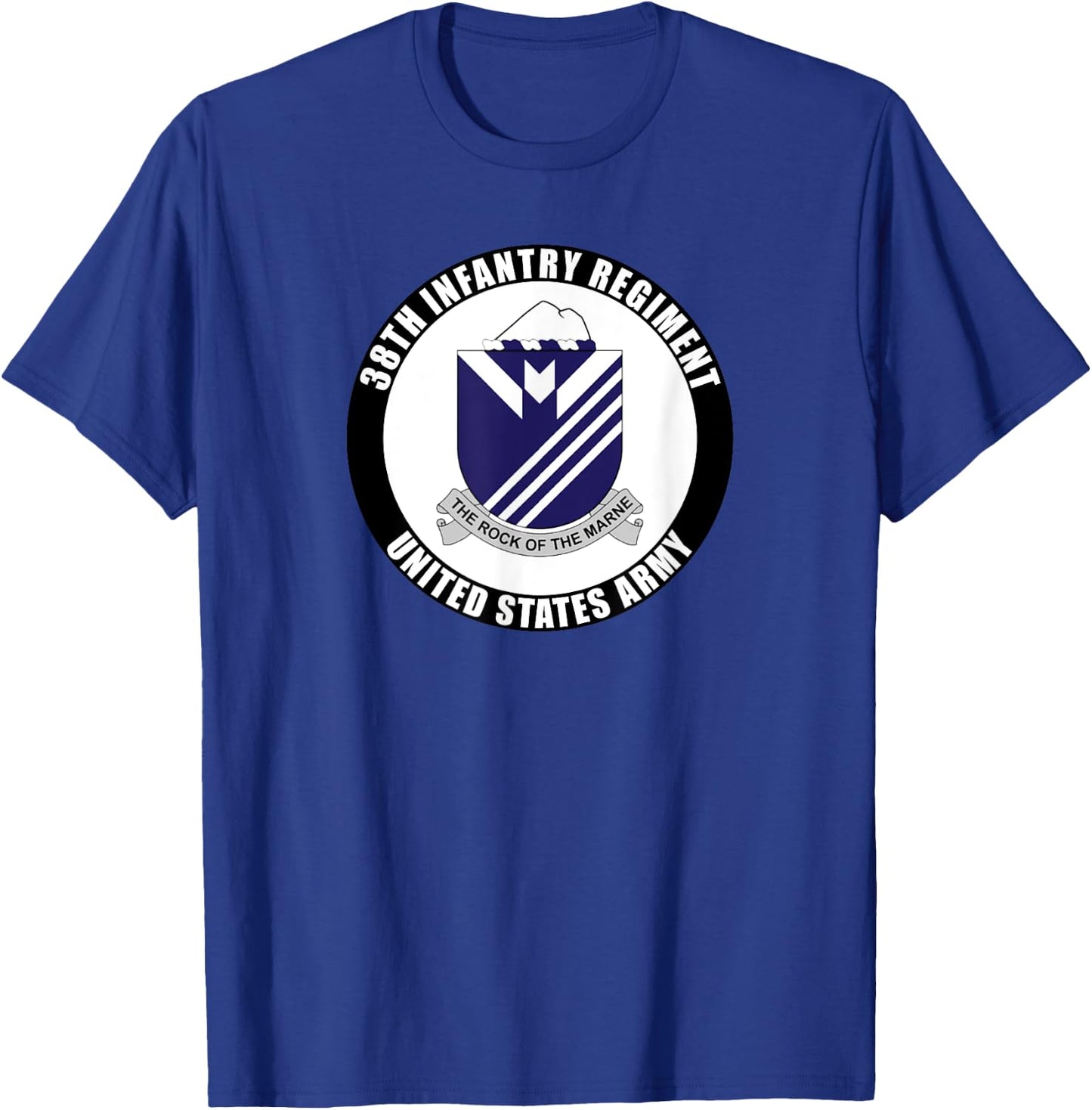 38th Infantry Regiment United States Army Veteran Military T-Shirt - T-Shirt | Royal