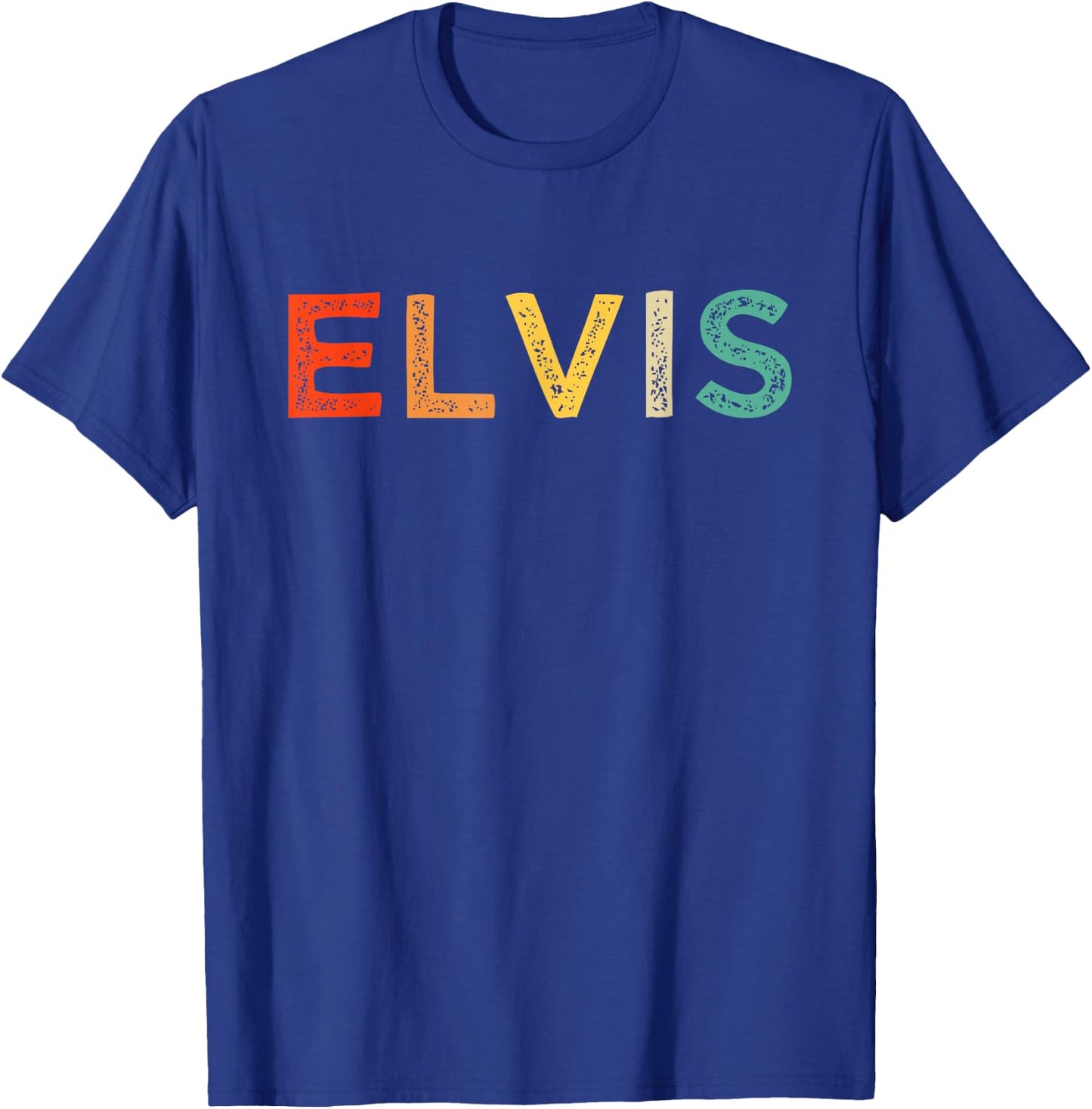 Elvis Name Personalized Vintage Retro Gifts Men Women kids T-Shirt - T-Shirt | Royal