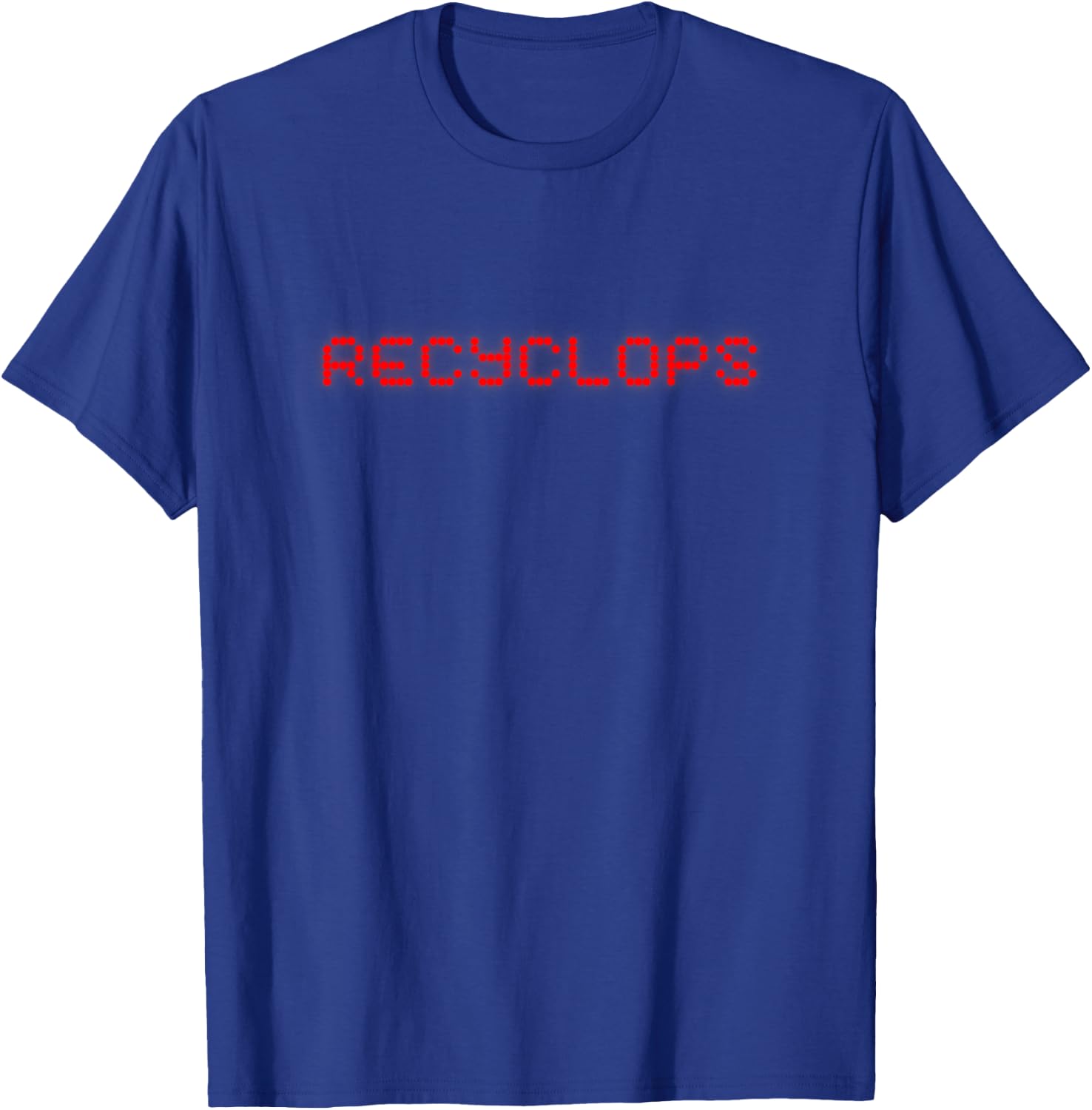 Funny Office Humour Recyclops T-Shirt - T-Shirt | Royal