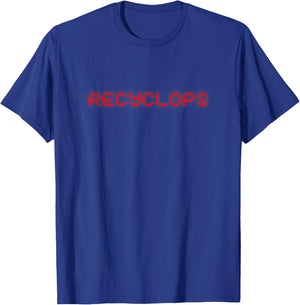 Funny Office Humour Recyclops T-Shirt - T-Shirt | Royal