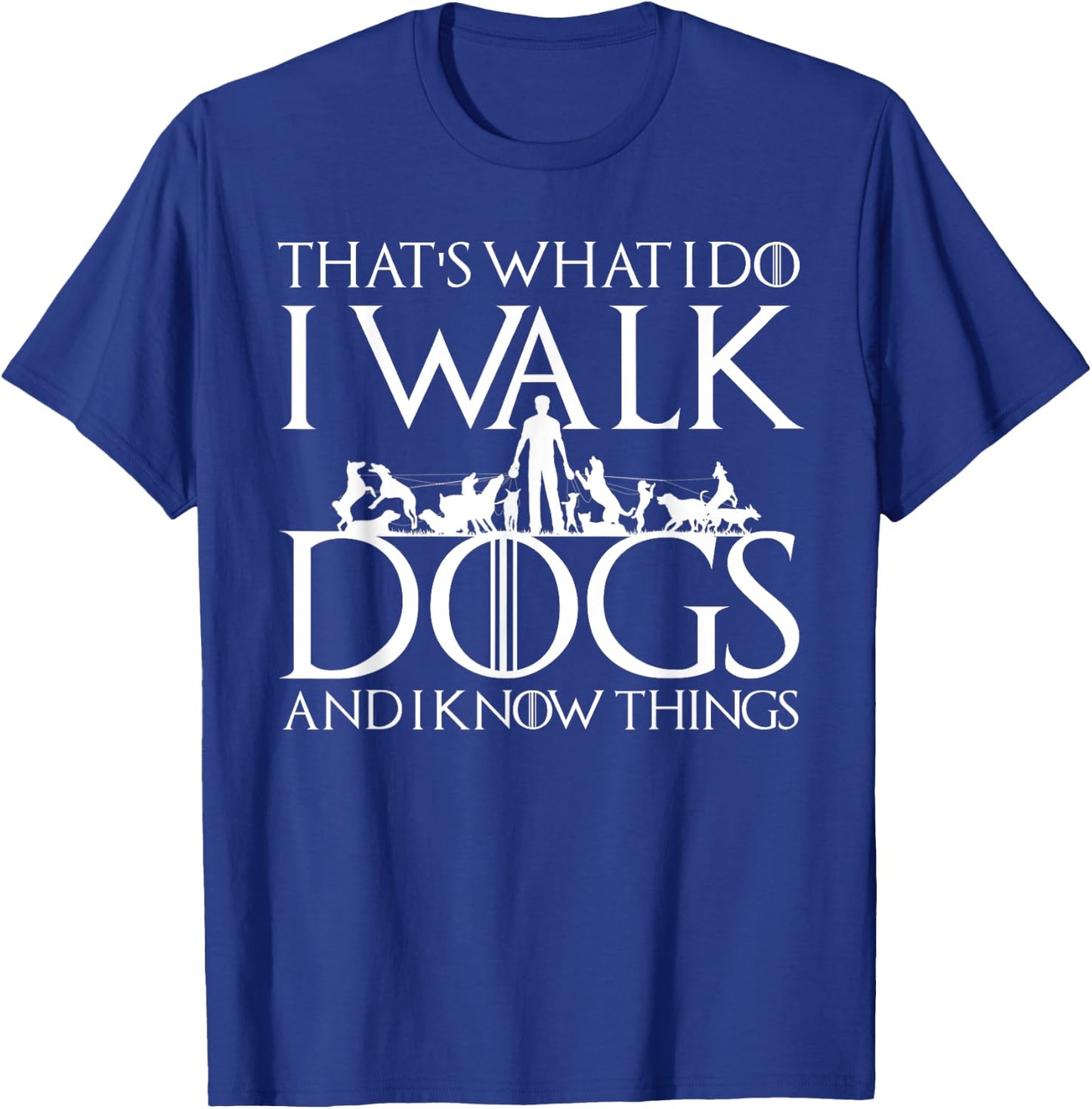 Funny Dog Lovers Dog Sitter Gift T-Shirt - T-Shirt | Royal