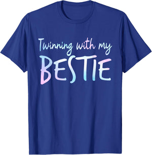 Twin Friend Spirit Week Twin Matching Twins T-Shirt - T-Shirt | Royal