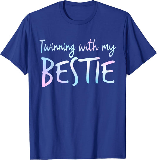 Twin Friend Spirit Week Twin Matching Twins T-Shirt - T-Shirt | Royal