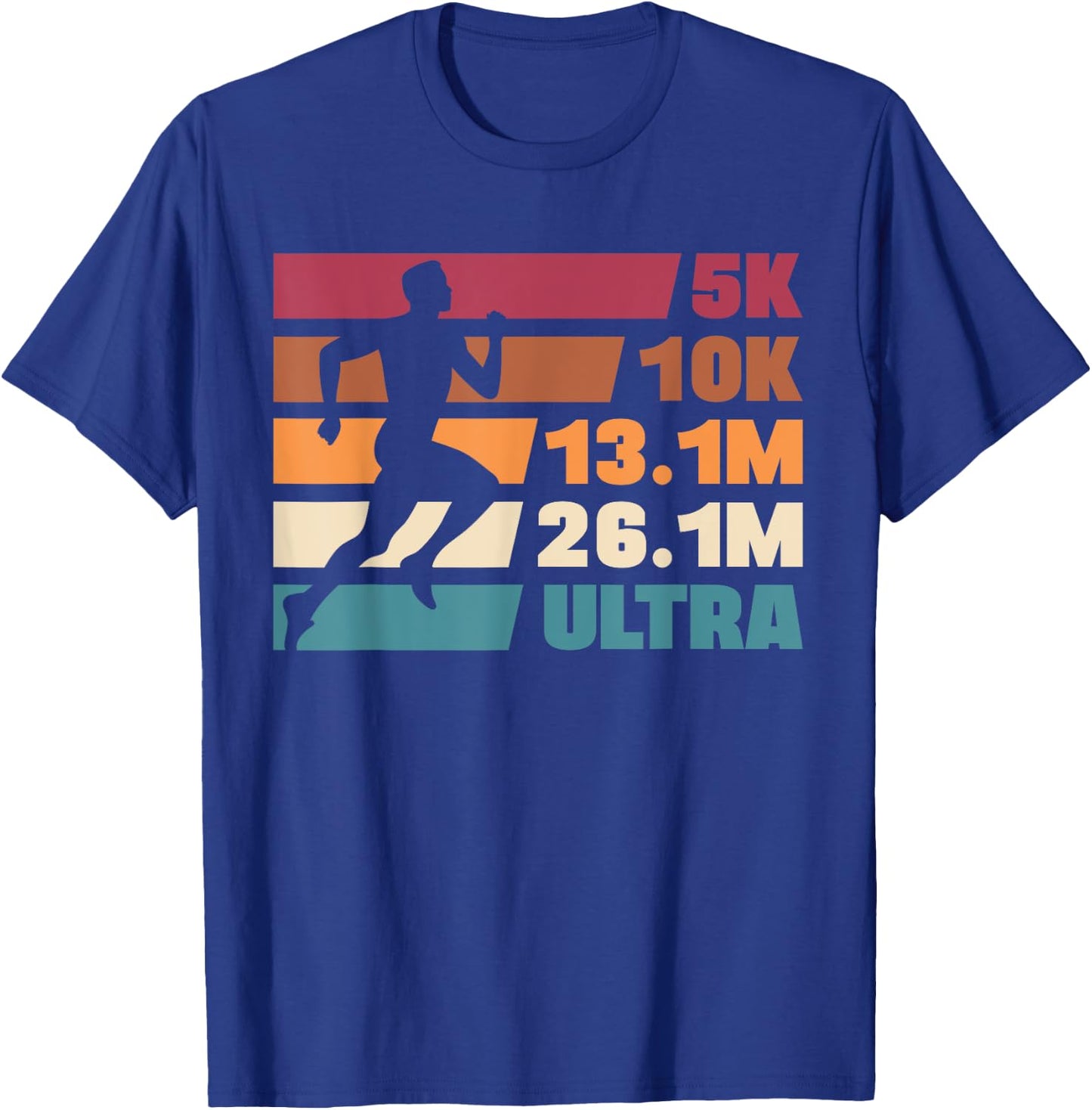 Ultramarathon Marathoner Running Distances T-Shirt - T-Shirt | Royal