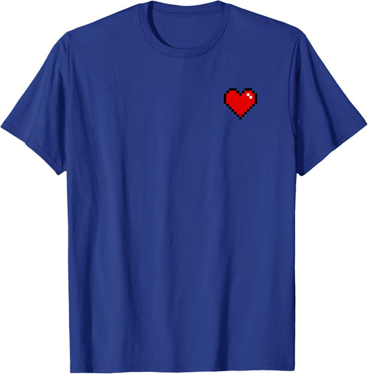 Pixel Heart T-Shirt - T-Shirt | Royal