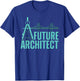 Cool Future Architect Art Boy Girl Kids Architecture Student T-Shirt - T-Shirt | Royal