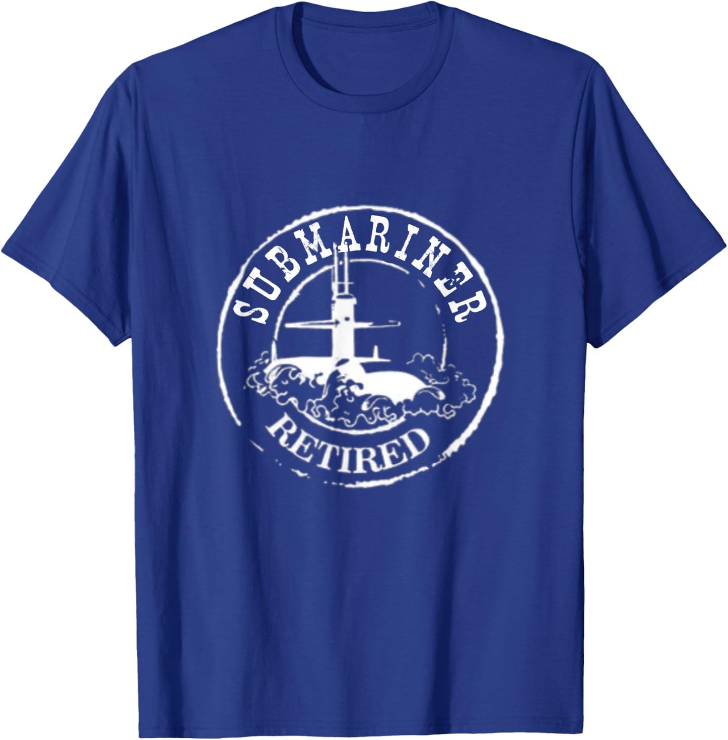 Submariner Retired Stamp Silent Service Veteran Costume T-Shirt - T-Shirt | Royal