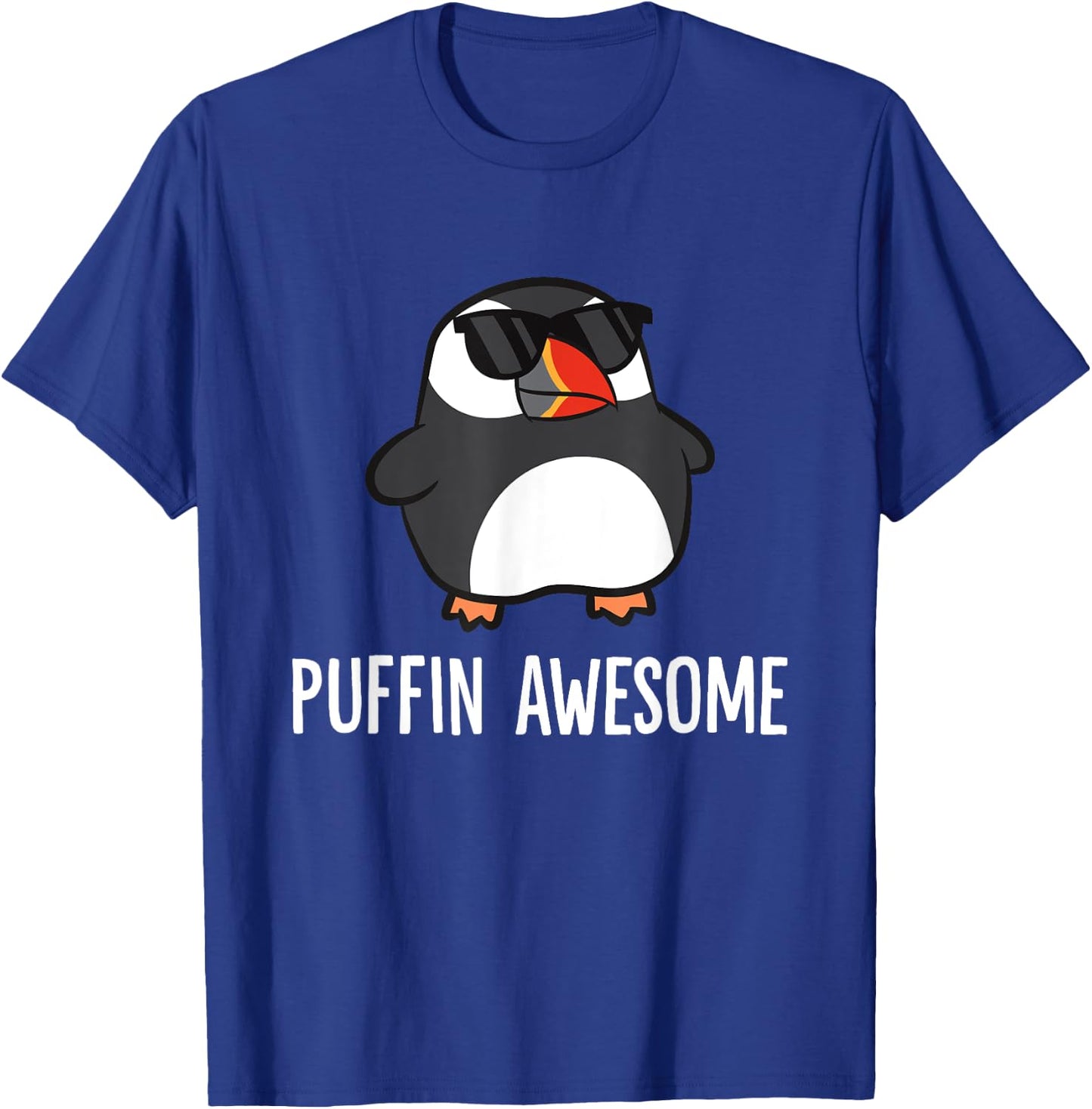 Puffin Awesome Funny Sea Bird Puffins T-Shirt - T-Shirt | Royal