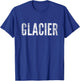Glacier National Park Distressed Graphic T-Shirt - T-Shirt | Royal