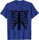 Torso rib cage skeleton Skeleton Funny Halloween Costume T-Shirt - T-Shirt | Royal