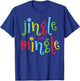 Jingle and Mingle. Christmas Tree Santa T-Shirt - T-Shirt | Royal