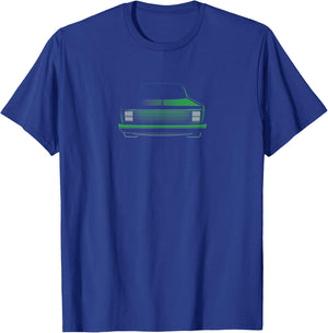 Slammed Square Body Truck Ghosted Green T-Shirt - T-Shirt | Royal