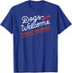 Dogs Welcome With Bone People Tolerated T-Shirt - T-Shirt | Royal