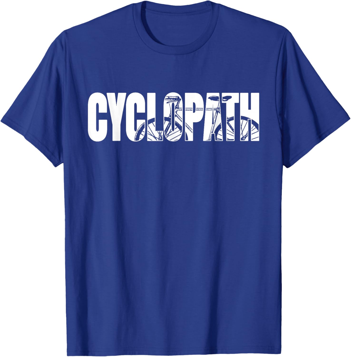 Funny Bike Lovers Arts Bike Lovers Cyclopath Cycling , Black, Small T-Shirt - T-Shirt | Royal