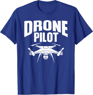 Funny Drone Designs Women Remote Control Aircraft T-Shirt - T-Shirt | Royal