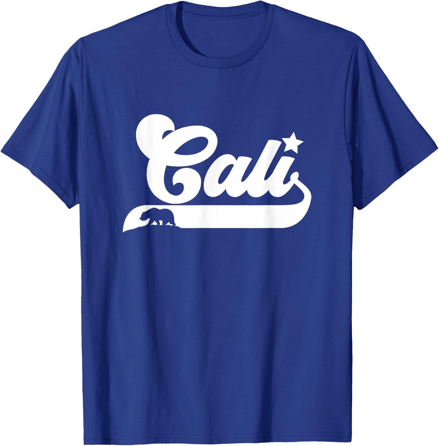 Cali Vintage California Bear USA State Beauty Design Idea T-Shirt - T-Shirt | Royal