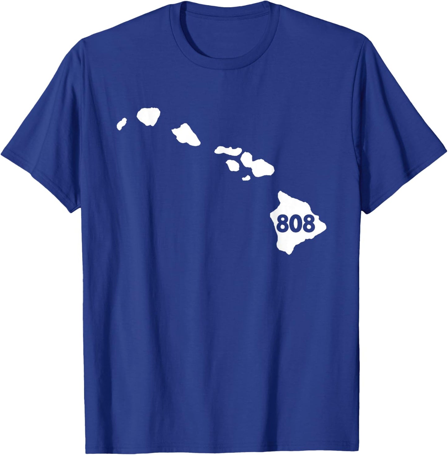 Hawaii 808 Area Code T-Shirt - T-Shirt | Royal