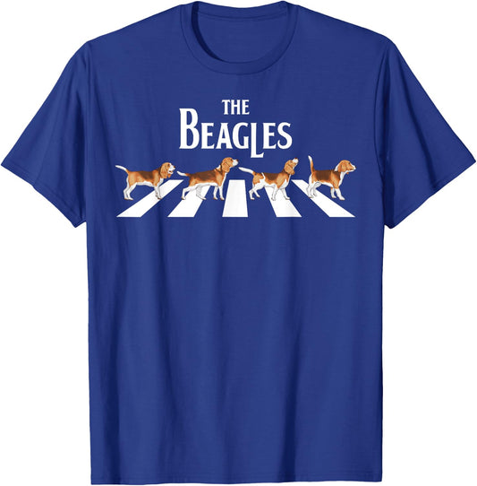 The Beagles Dog Funny beagles dogs pet beagles funny dog Men Women Girls Kids T-Shirt - T-Shirt | Royal